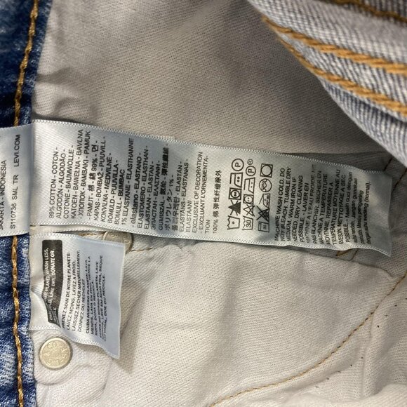 Levi's 541 Athletic Taper Jeans Mens 34x32 Light Wash Stretch Denim Eco Ease - Picture 13 of 16